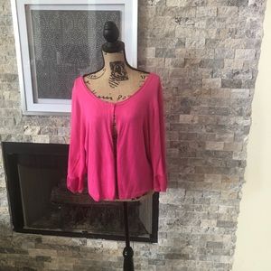 Pink Lane Bryant Cardigan